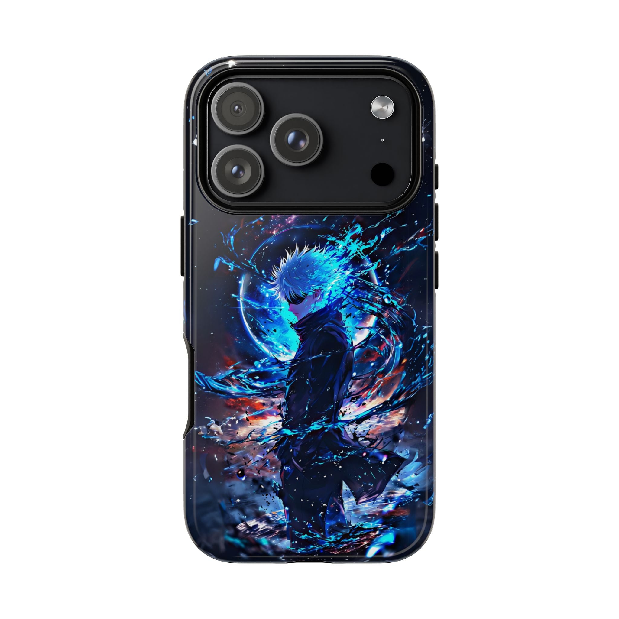 Anime Tough Phone Case – Gojou Satoru Design for iPhone, Samsung, and Google Pixel
