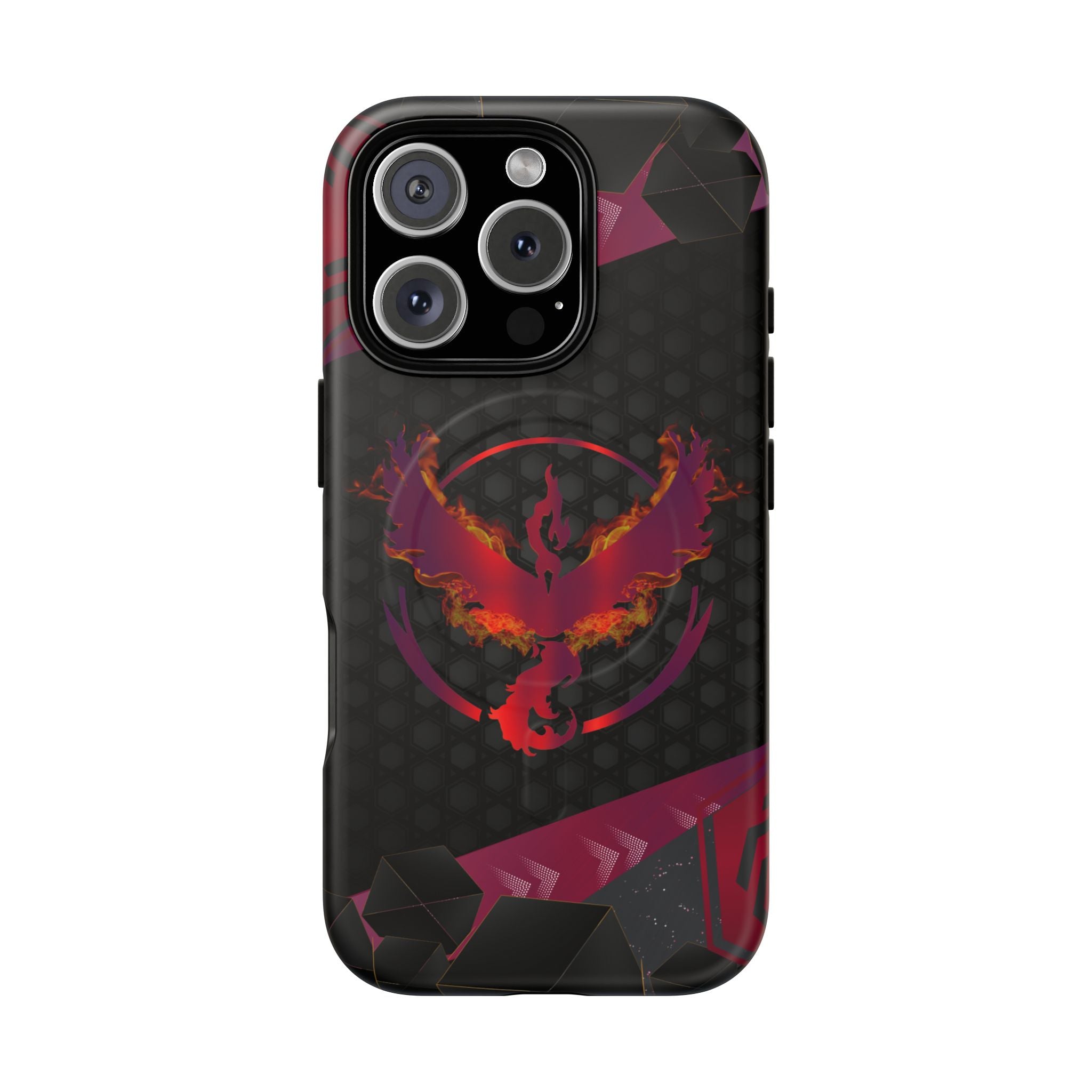 Pokémon Phone Case – Team Valor Tough MagSafe for iPhone 15, 16, 17 | Dual-Layer Armor + Magnetic Charging