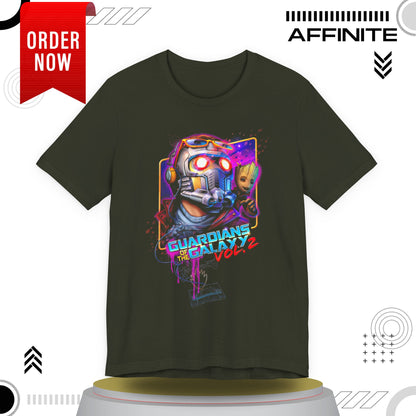 T-Shirt Guardians of the Galaxy Vol 2 T-Shirt – Retro Marvel Graphic Tee (Unisex)