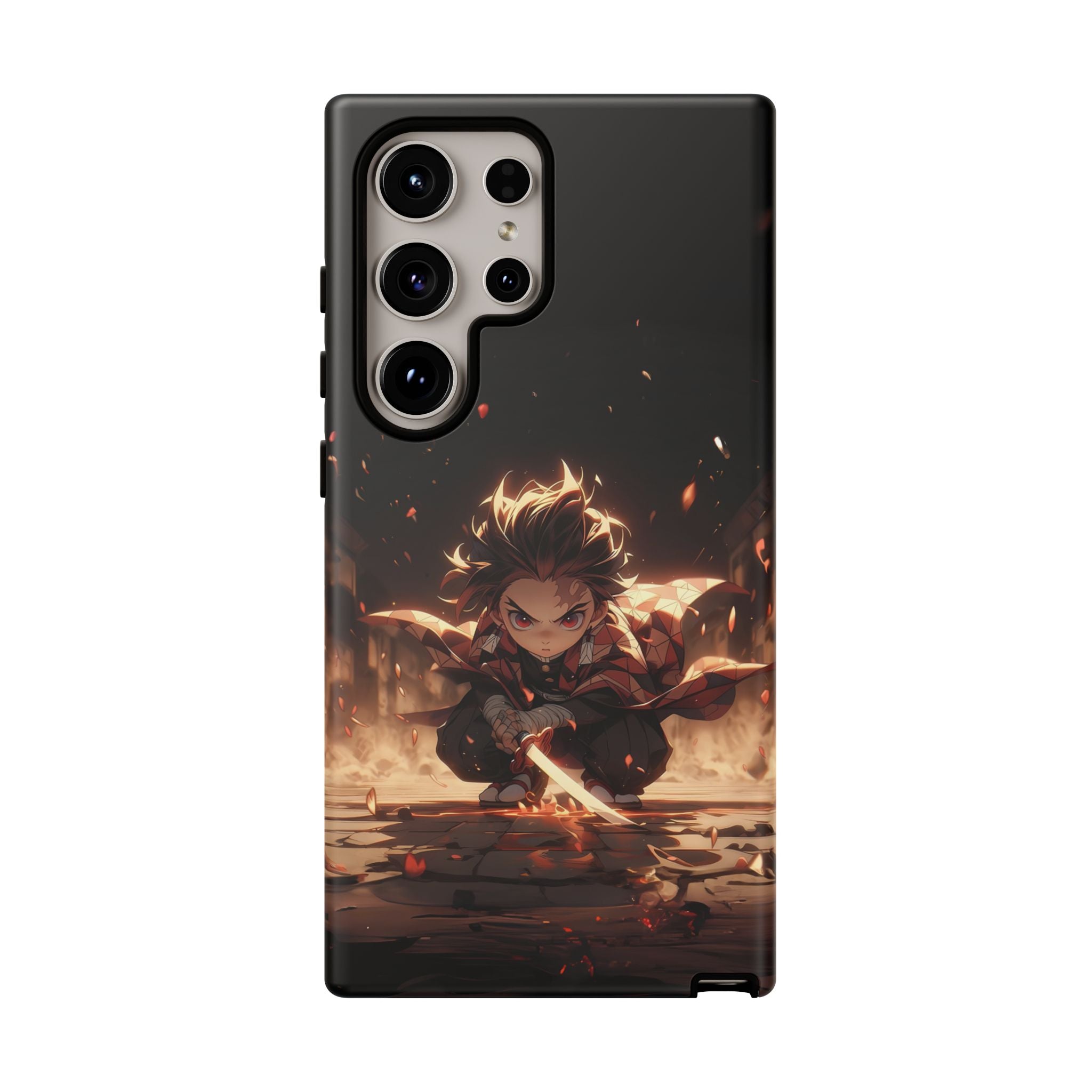 Tough Phone Case – Chibi Tanjiro Kamado Anime Protective Case for iPhone & Samsung