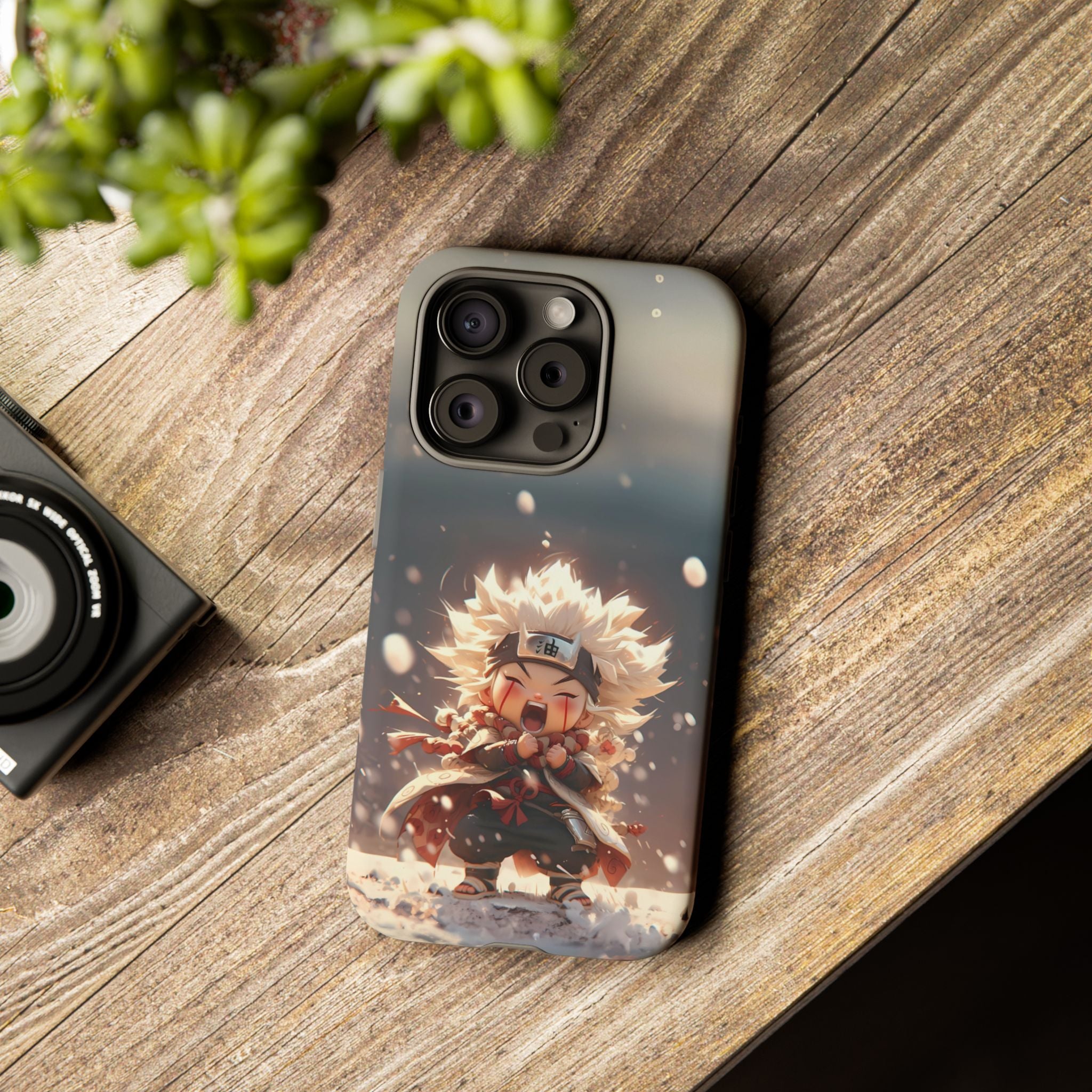 Anime Phone Case – Chibi Jiraiya Tough Protective Case for iPhone & Samsung