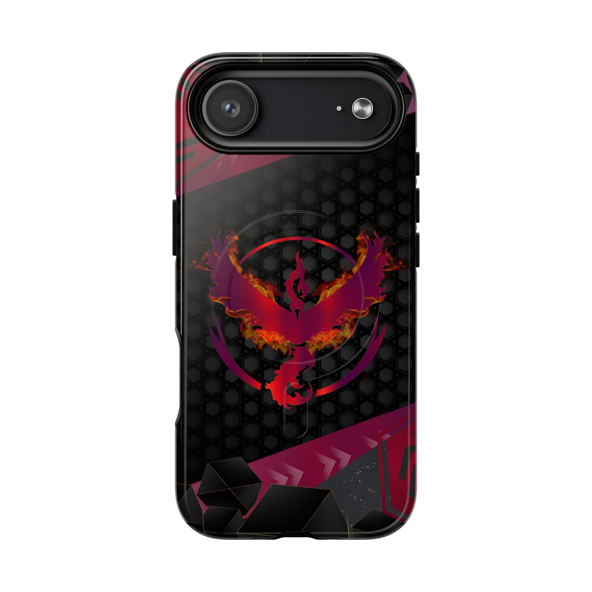 Pokémon Phone Case – Team Valor Tough MagSafe for iPhone 15, 16, 17 | Dual-Layer Armor + Magnetic Charging