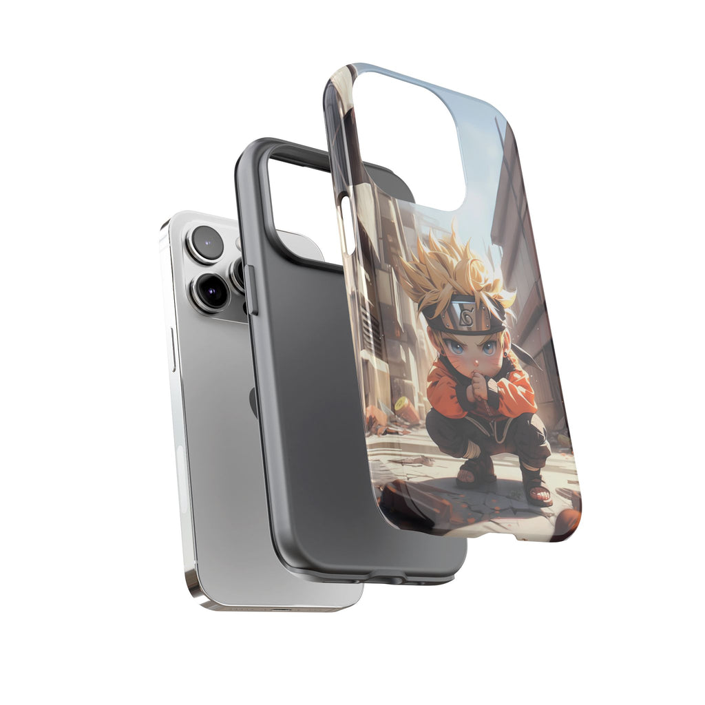 Chibi Naruto Tough Phone Case – Anime Protective Case for iPhone & Samsung, UV Resistant, Durable & Stylish