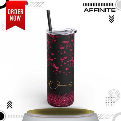 Tumblers Love Tumbler Cup – 20oz Matte Design for Hot & Cold Drinks