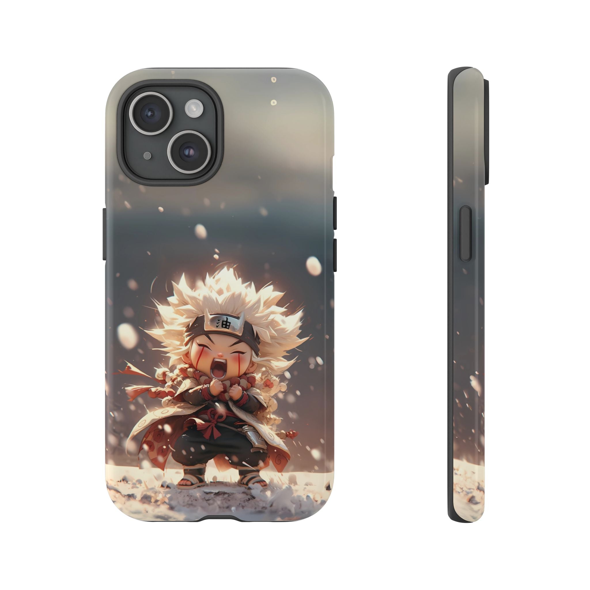 Anime Phone Case – Chibi Jiraiya Tough Protective Case for iPhone & Samsung