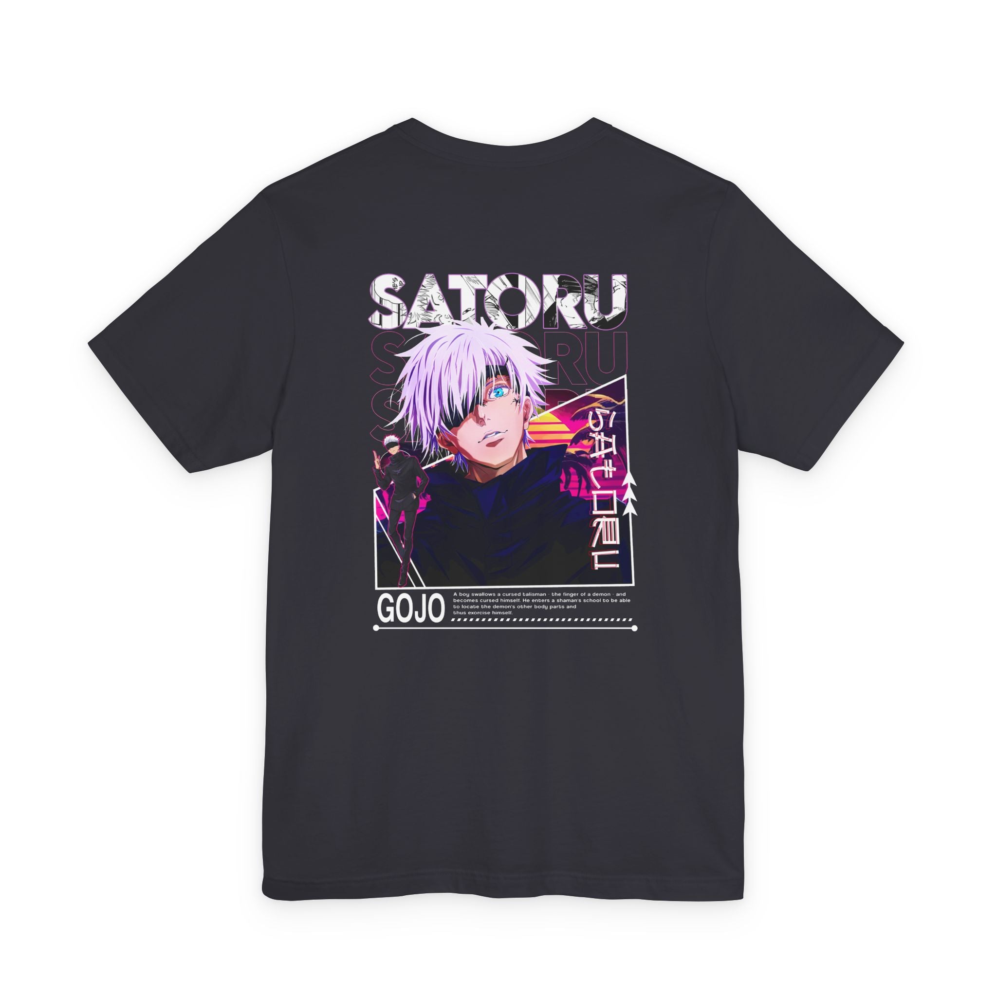 Gojou Satoru Shirt – Unisex Anime Graphic Tee | Soft Cotton for Jujutsu Kaisen Fans & Collectors