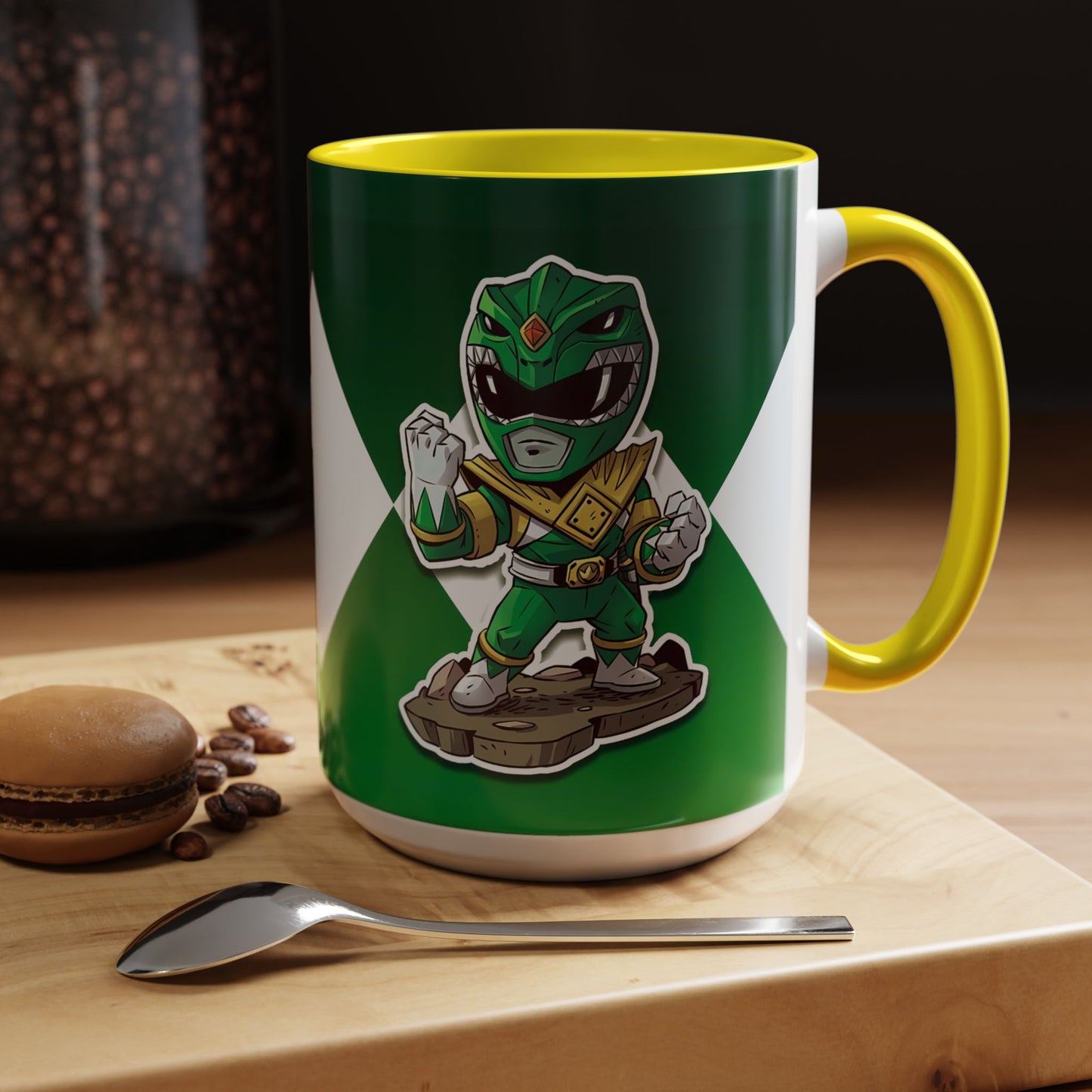 Mug Green Ranger Mug – 11oz & 15oz Mighty Morphin Power Rangers Ceramic Cup