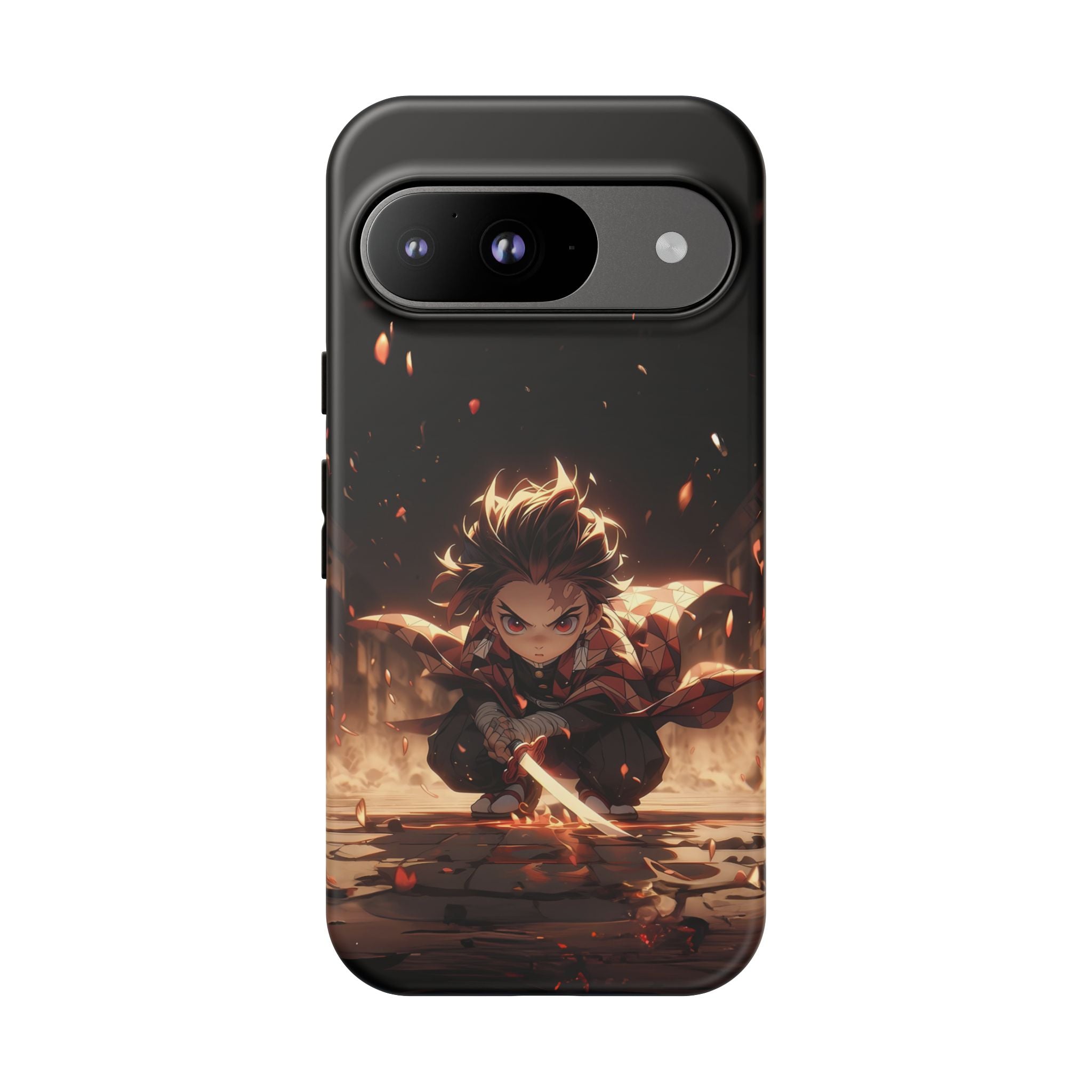 Tough Phone Case – Chibi Tanjiro Kamado Anime Protective Case for iPhone & Samsung