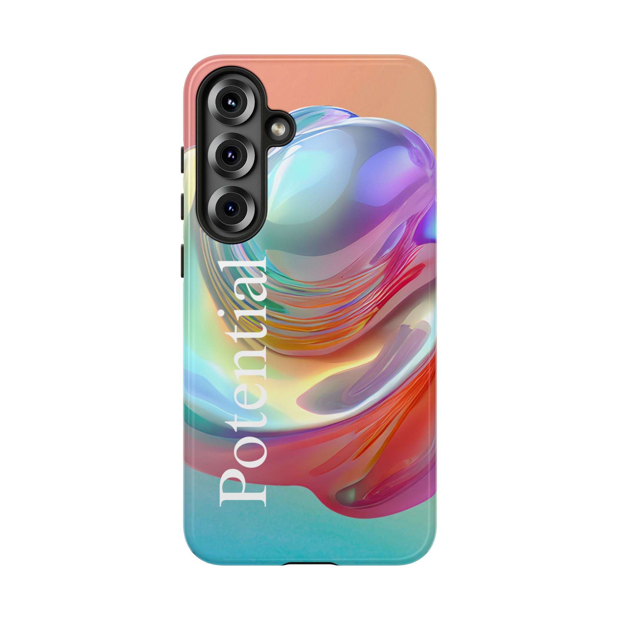 Colorful Phone Tough Case - "Potential" Metamorph Design