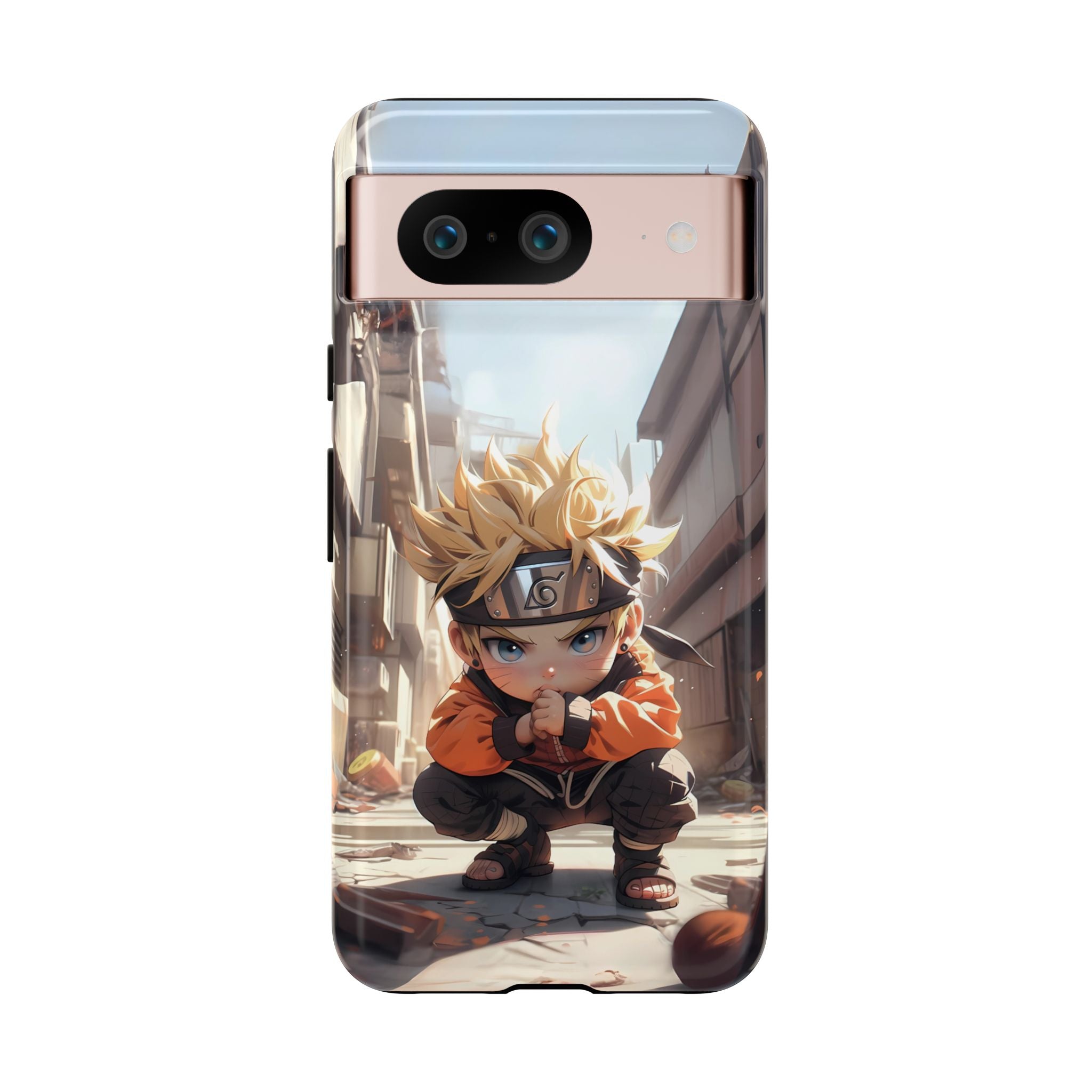 Chibi Naruto Tough Phone Case – Anime Protective Case for iPhone & Samsung, UV Resistant, Durable & Stylish