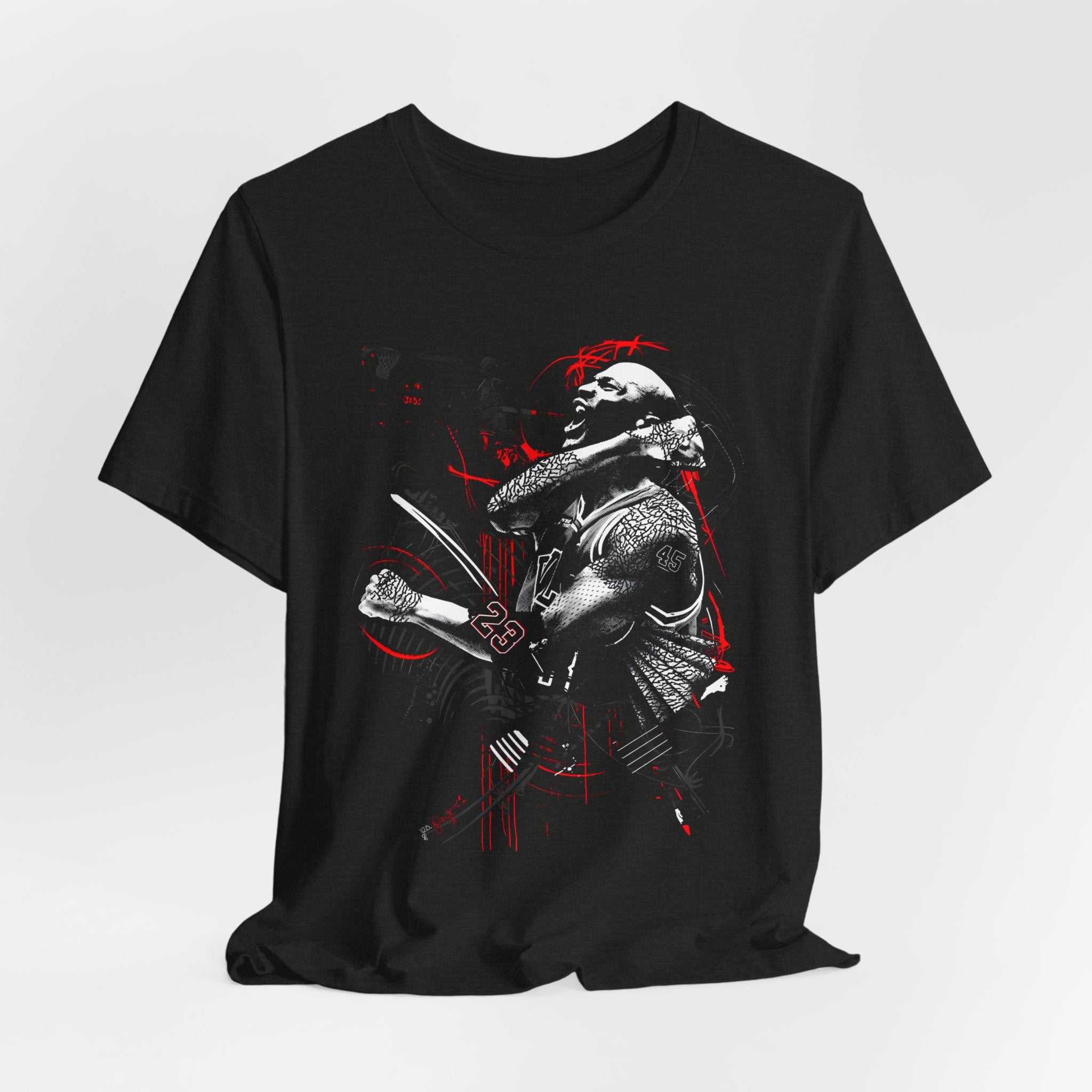 Michael Jordan Graphic Tee – Bold Basketball Player T-Shirt for Streetwear Fans | Unisex Cotton Crew Neck