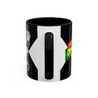 Mighty Morphin Power Rangers Black Ranger Ceramic Mug - 11oz & 15oz Coffee Mug - Accent Mug for Pop Culture Fans