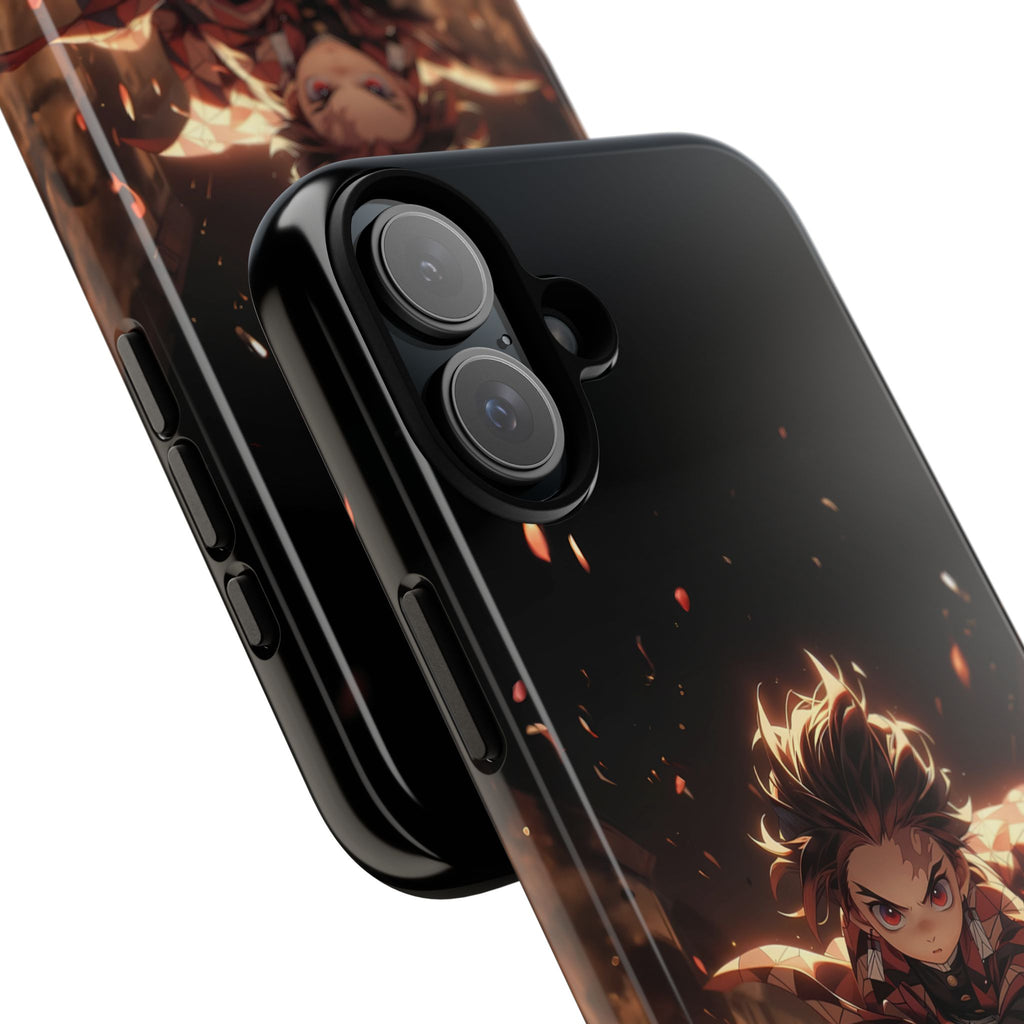 Tough Phone Case – Chibi Tanjiro Kamado Anime Protective Case for iPhone & Samsung