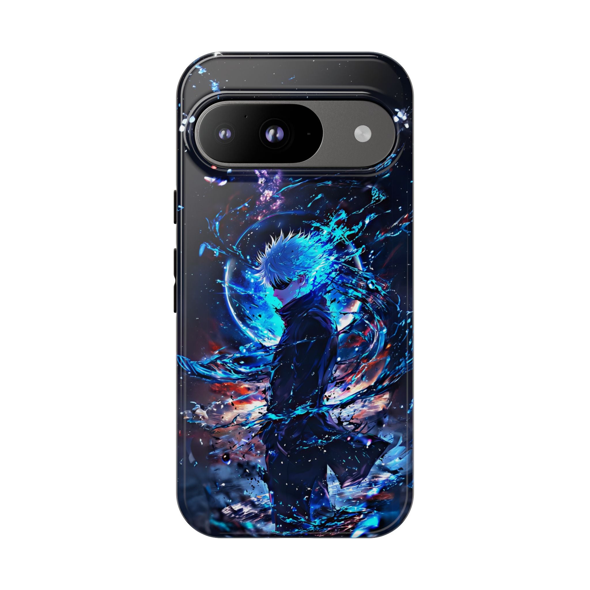 Anime Tough Phone Case – Gojou Satoru Design for iPhone, Samsung, and Google Pixel
