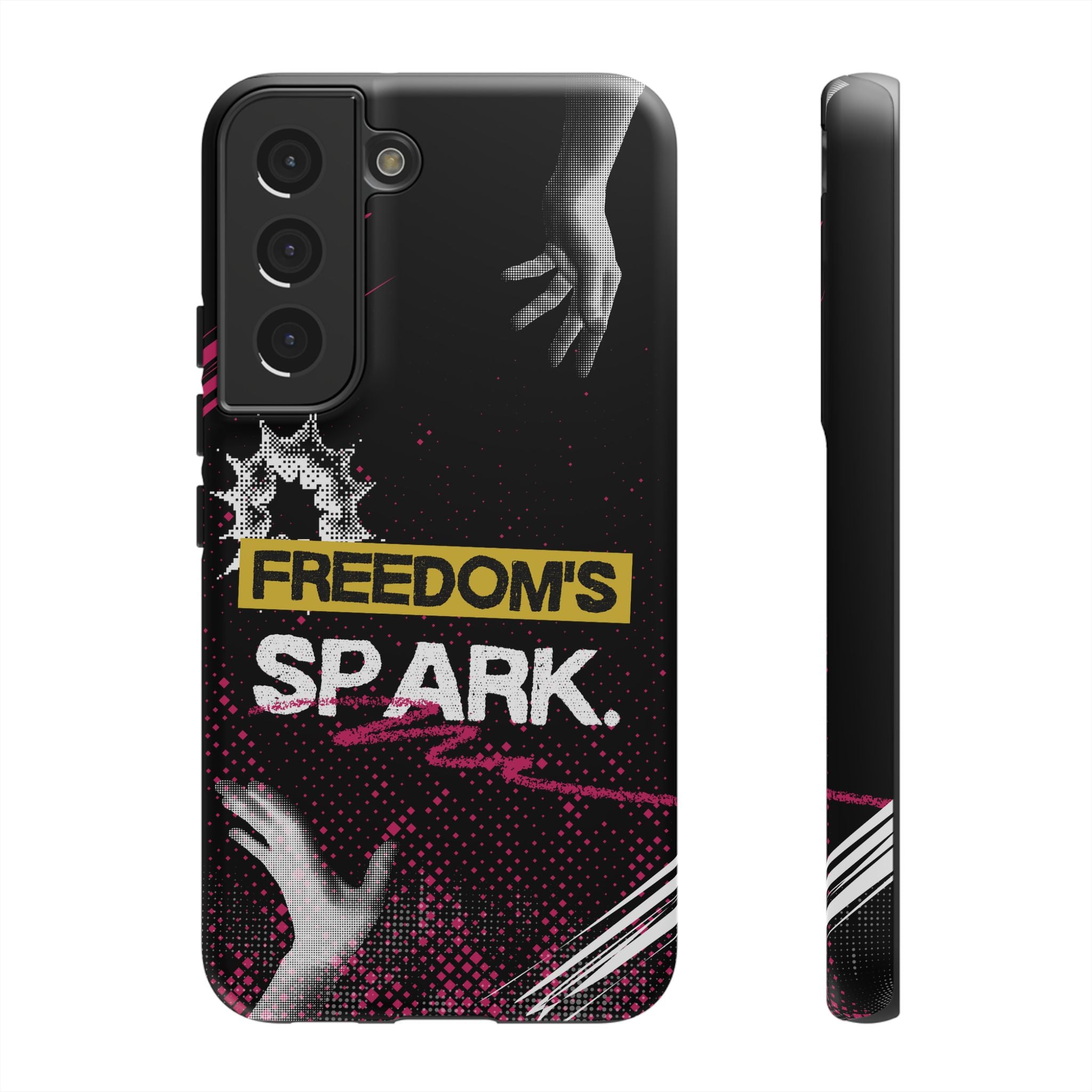 Tough Cases - Freedom's Spark Motivationsl Themed Phone Protection for iPhone, Samsung, and Google Pixel (Matte/Glossy)