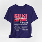 T-Shirt Unisex Graphic Tee - Suki's Pink Honda S2000 Design, Fast Car Anime T-Shirt, Retro Japanese by Bella+Canvas