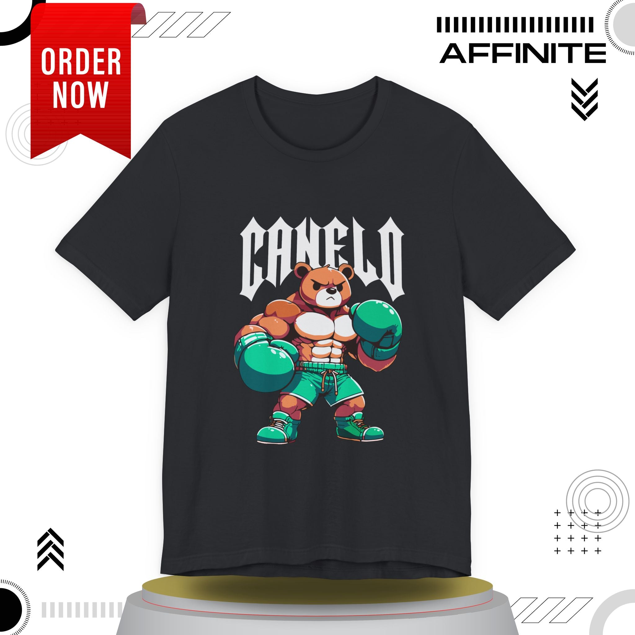 T-Shirt Boxing Bear T-Shirt - Unisex Jersey Short Sleeve Tee Inspired by Canelo