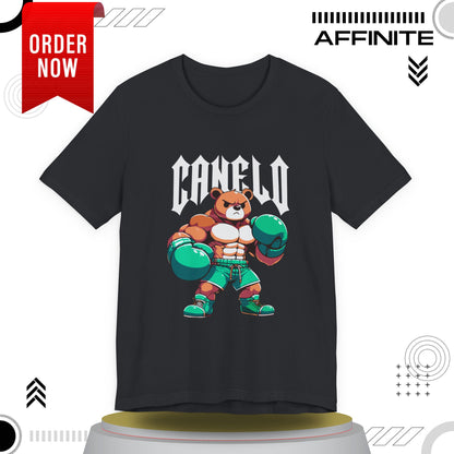 T-Shirt Boxing Bear T-Shirt - Unisex Jersey Short Sleeve Tee Inspired by Canelo