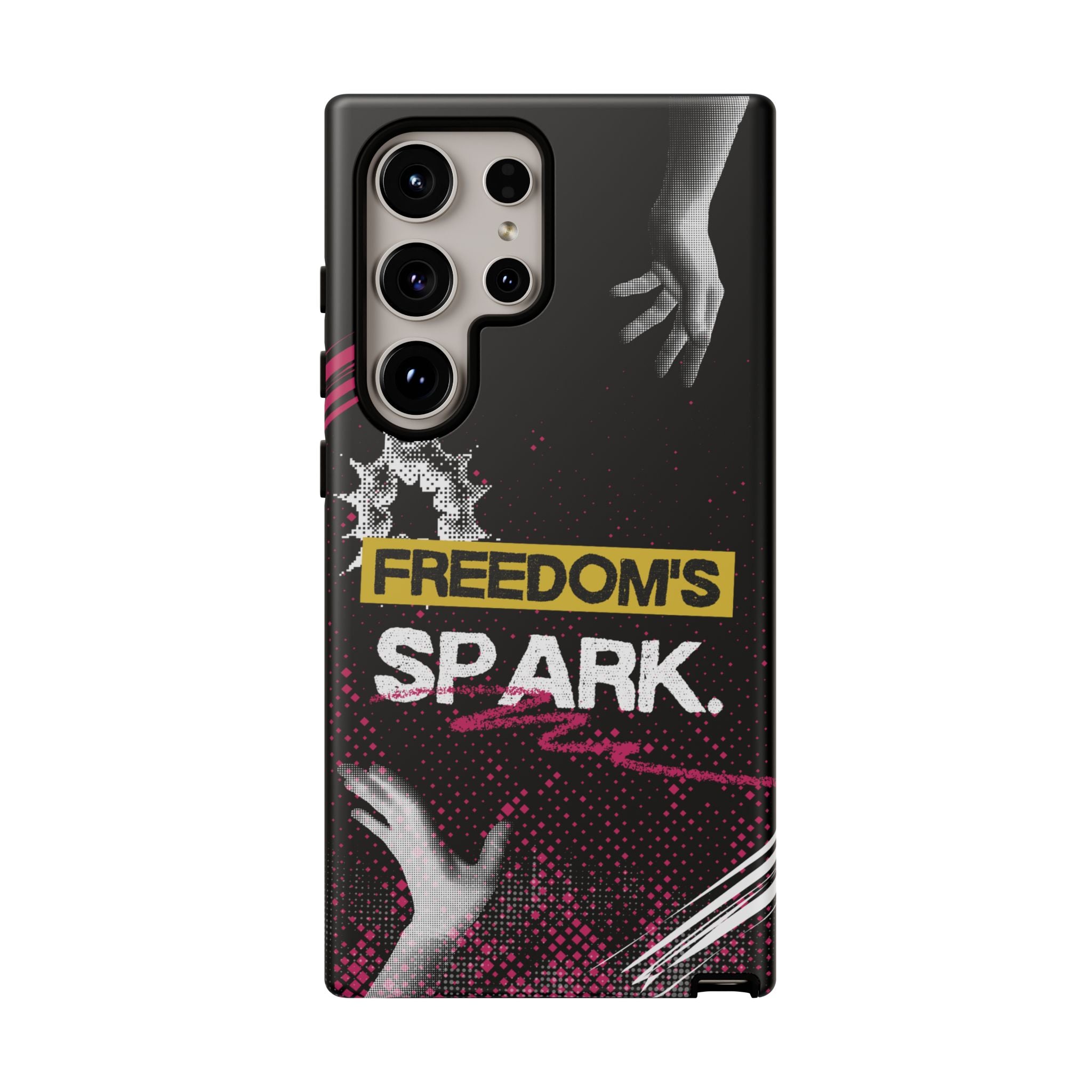 Tough Cases - Freedom's Spark Motivationsl Themed Phone Protection for iPhone, Samsung, and Google Pixel (Matte/Glossy)