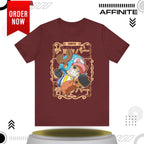 T-Shirt Anime-Inspired Unisex Short Sleeve Tee - 100% Cotton Chopper T-Shirt by Bella+Canvas Heather Cardinal