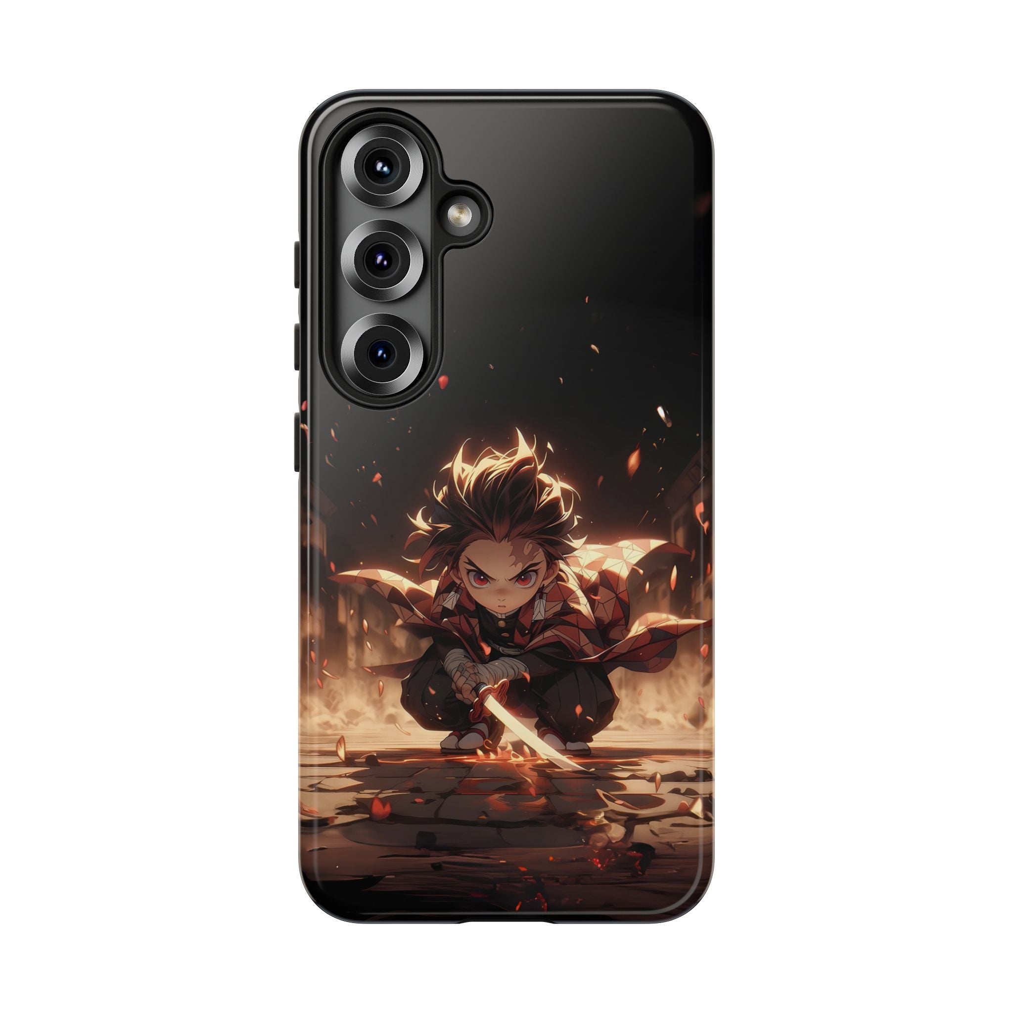 Tough Phone Case – Chibi Tanjiro Kamado Anime Protective Case for iPhone & Samsung