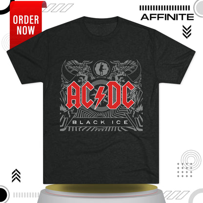 T-Shirt ACDC Black Ice T-Shirt - Official Graphic Rock Tee (Unisex)