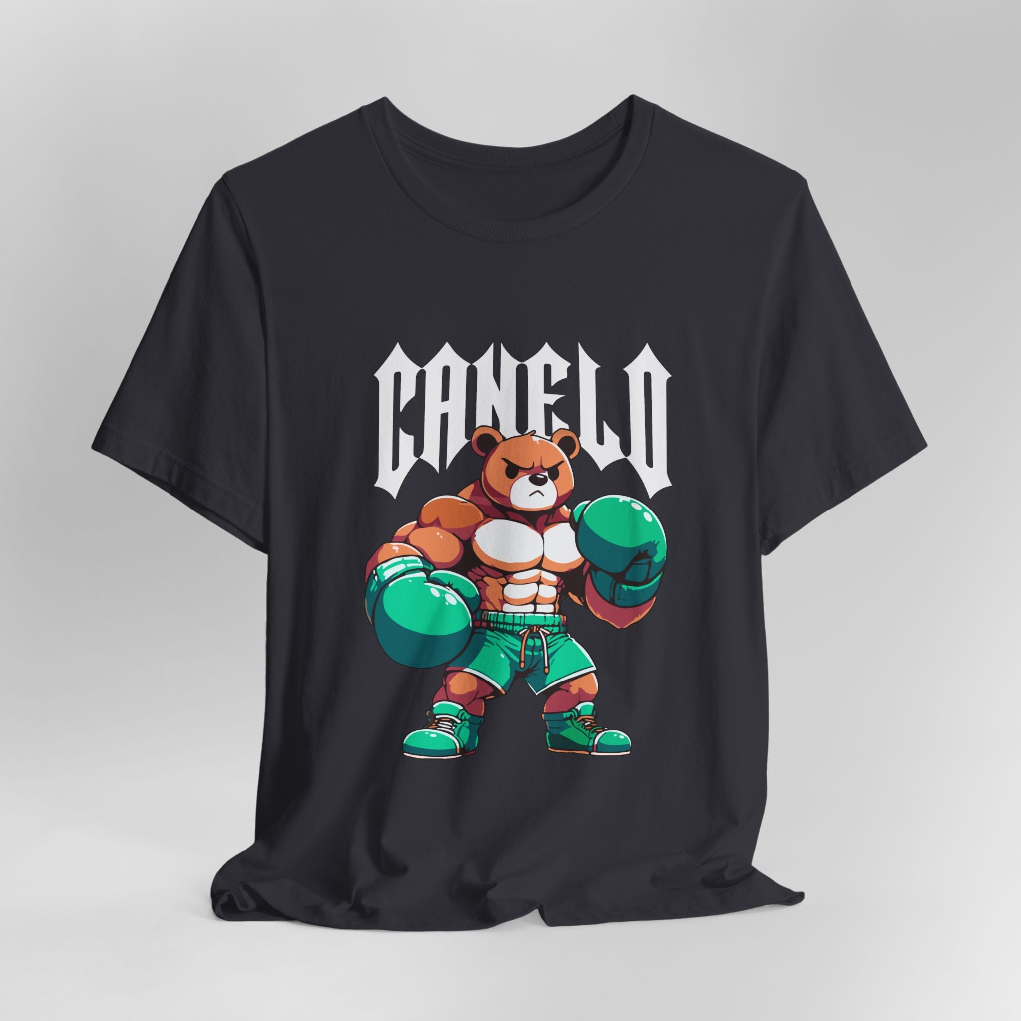 Boxing Bear T-Shirt - Unisex Jersey Short Sleeve Tee Inspired by Canelo