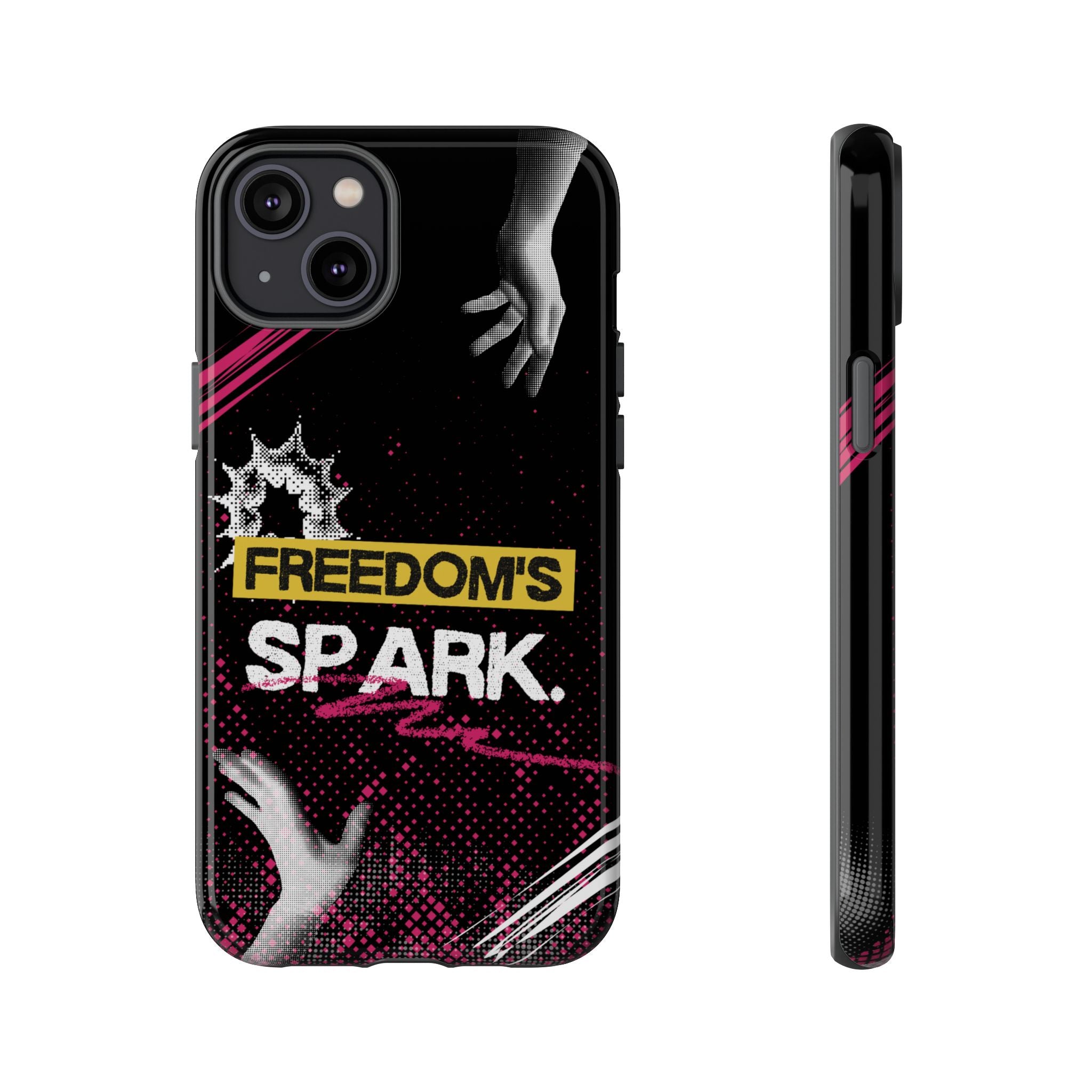 Tough Cases - Freedom's Spark Motivationsl Themed Phone Protection for iPhone, Samsung, and Google Pixel (Matte/Glossy)