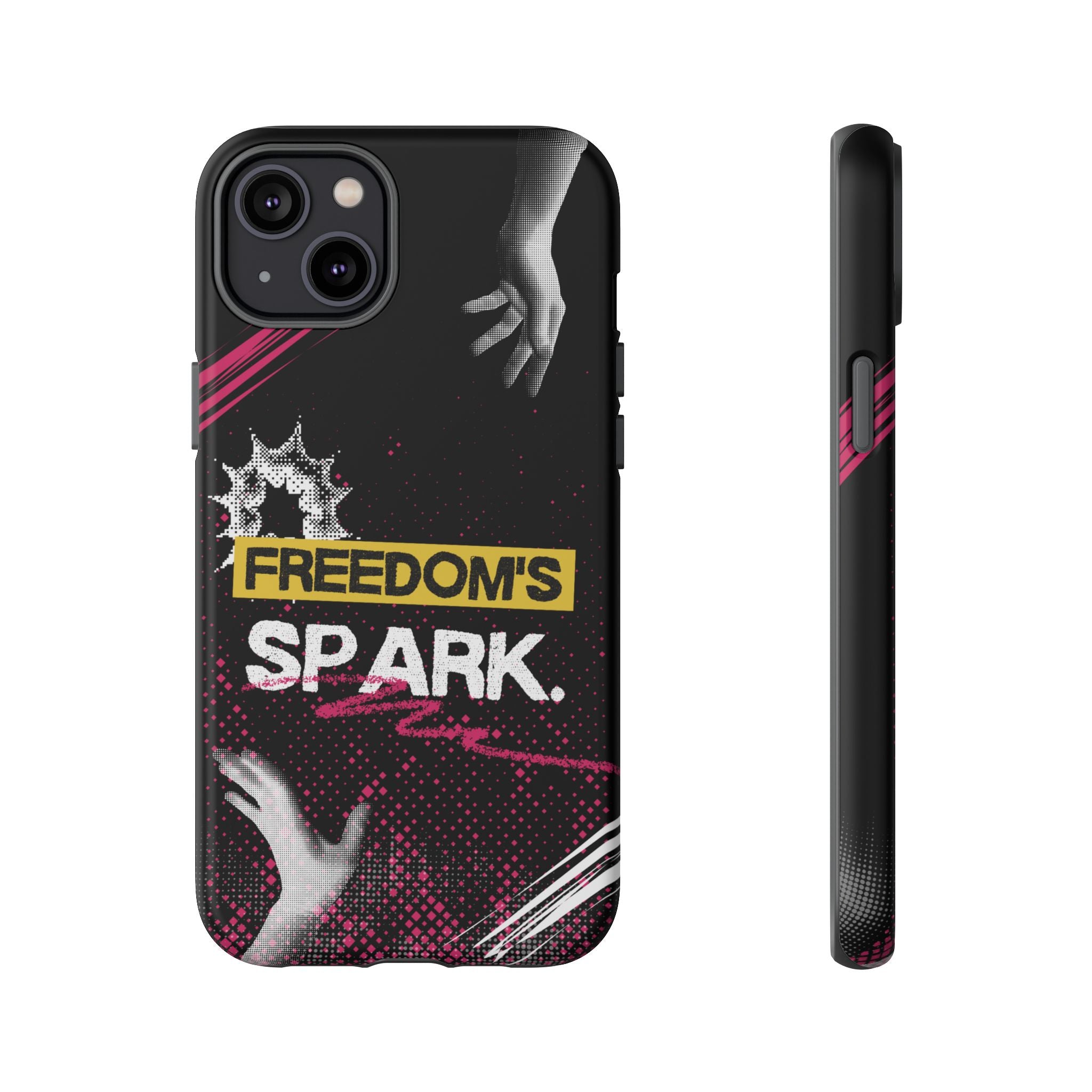 Tough Cases - Freedom's Spark Motivationsl Themed Phone Protection for iPhone, Samsung, and Google Pixel (Matte/Glossy)