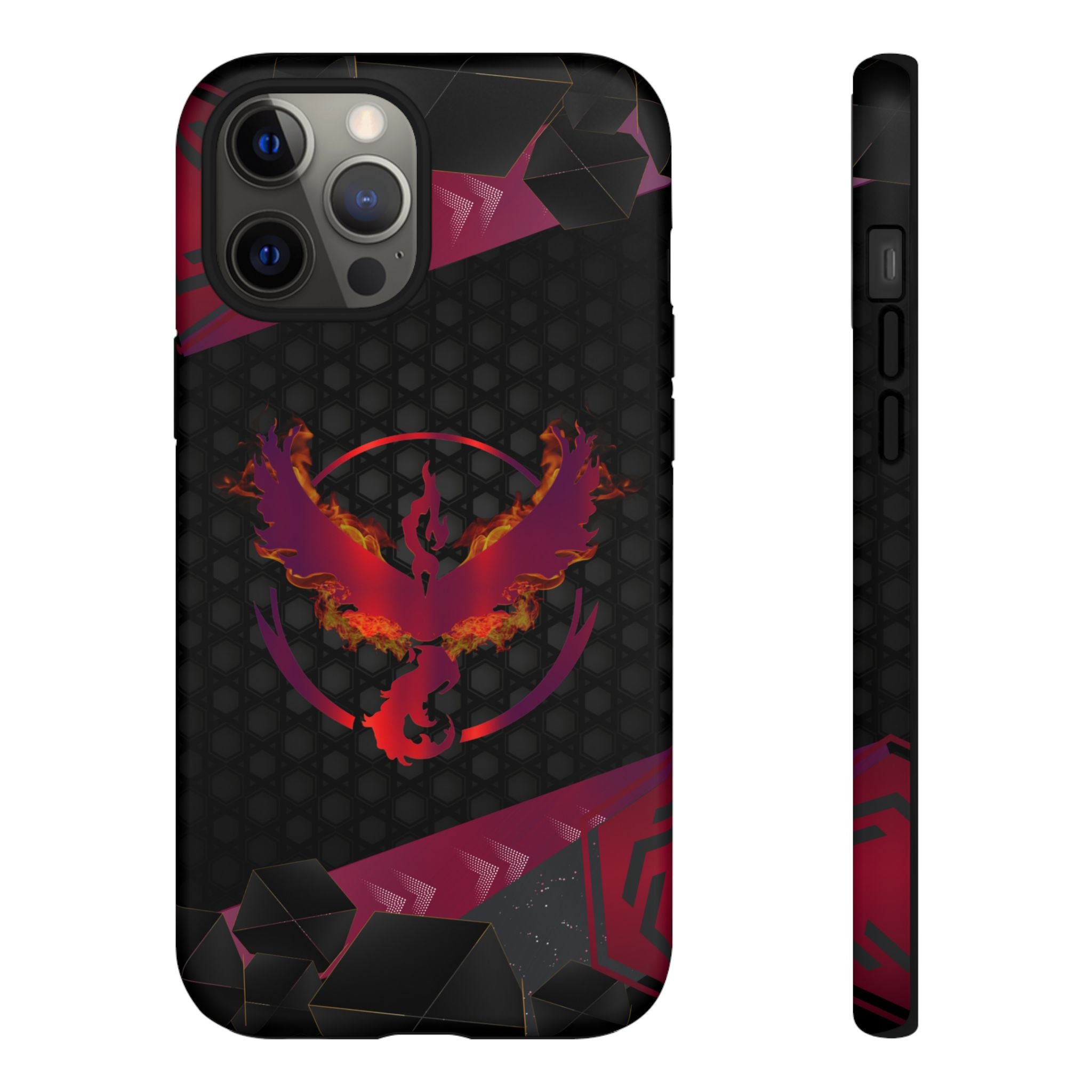 Pokémon Phone Case – Team Valor Tough & Rugged Dual-Layer Protection for iPhone, Samsung, Pixel | Wireless Charging Ready
