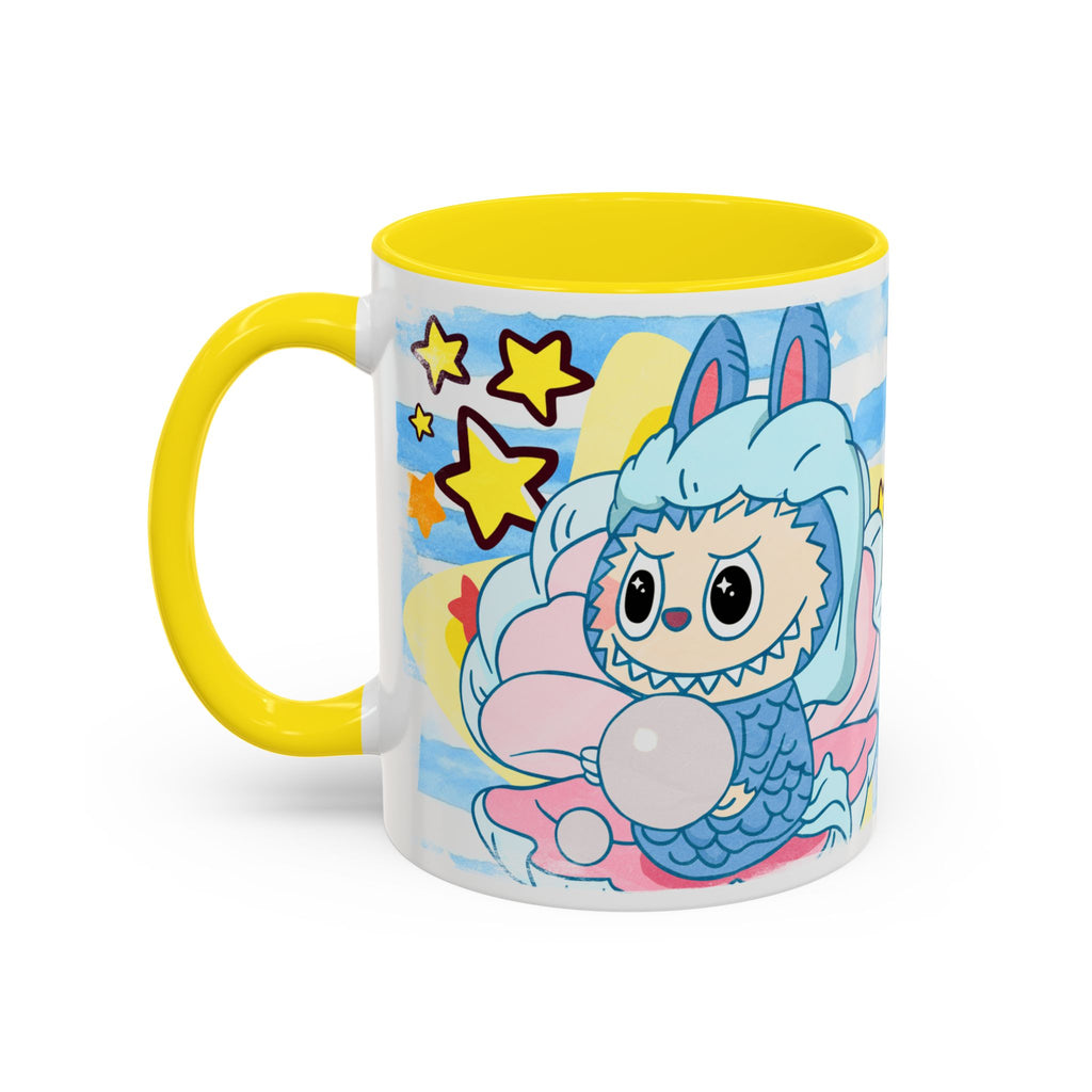 Lazy Yoga Accent Coffee Mug - Cute Animal Design 11oz & 15oz