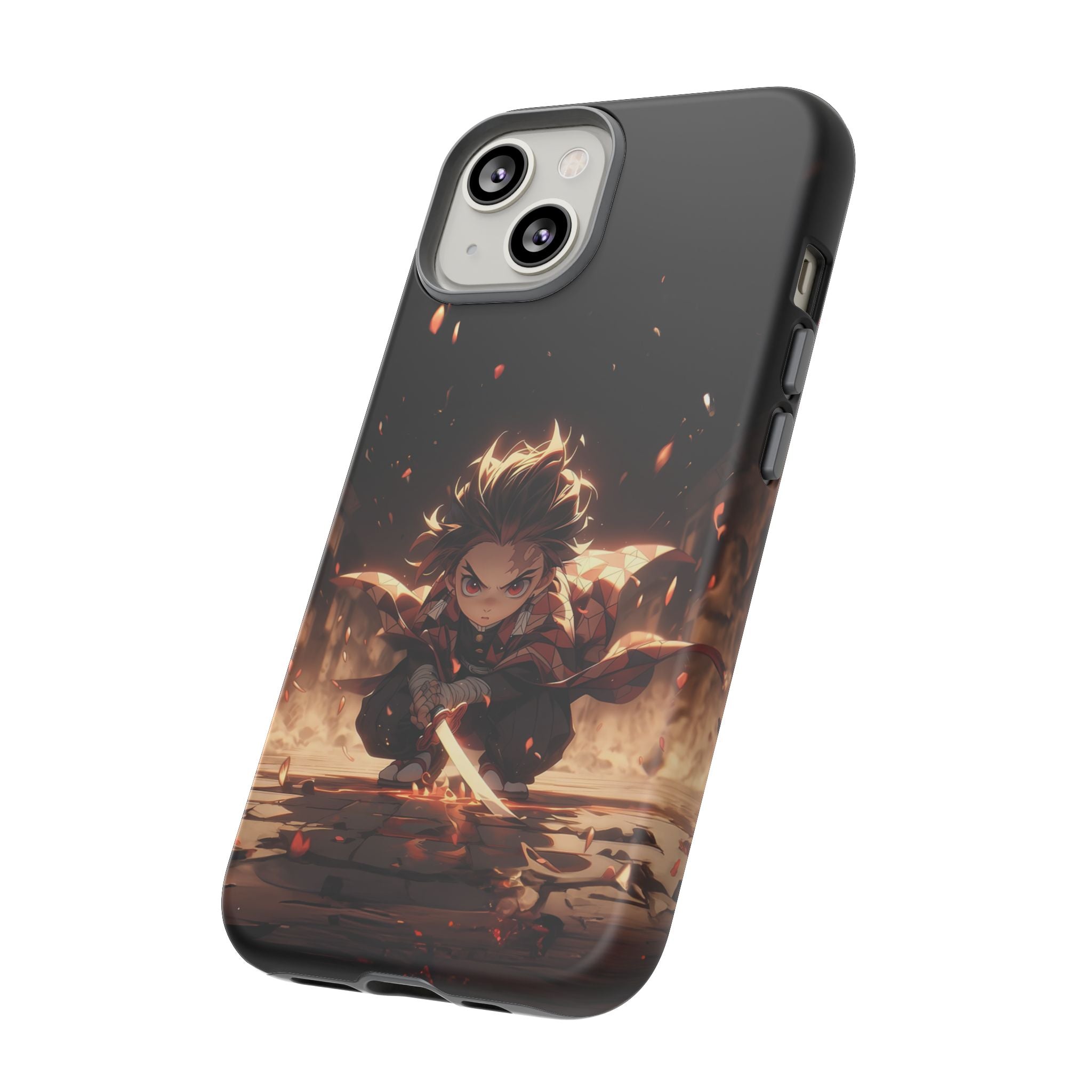 Tough Phone Case – Chibi Tanjiro Kamado Anime Protective Case for iPhone & Samsung