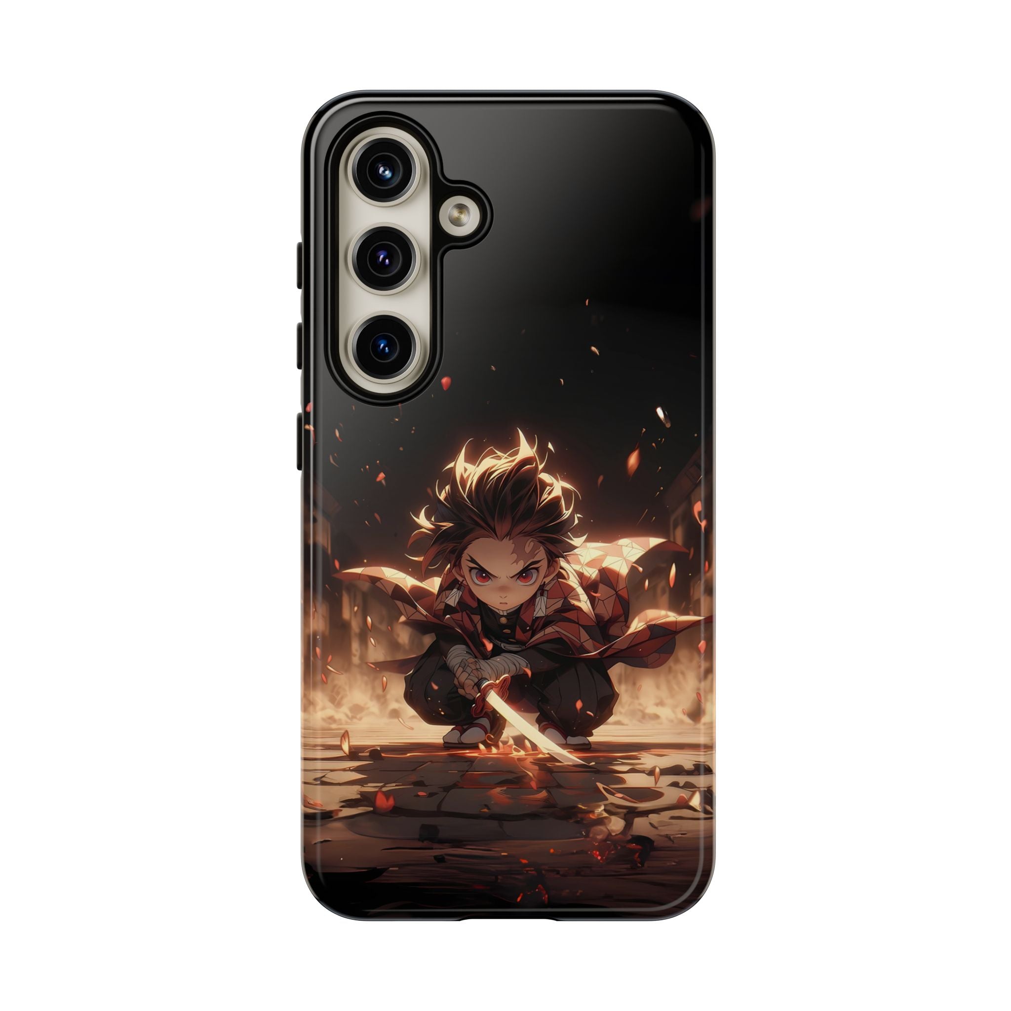 Tough Phone Case – Chibi Tanjiro Kamado Anime Protective Case for iPhone & Samsung