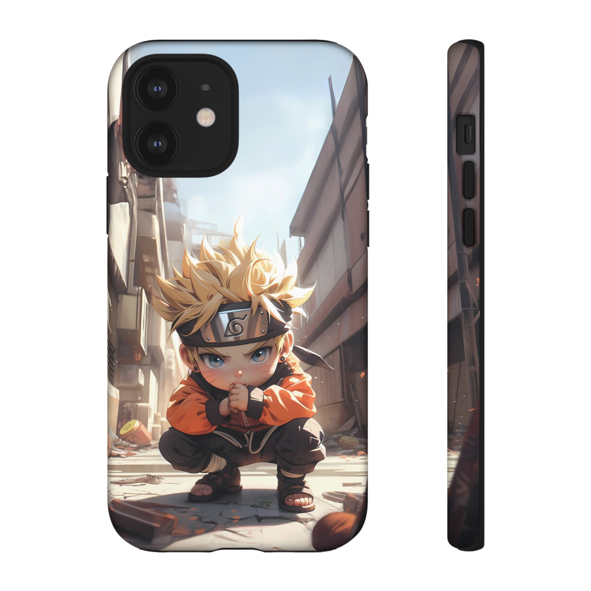 Chibi Naruto Tough Phone Case – Anime Protective Case for iPhone & Samsung, UV Resistant, Durable & Stylish