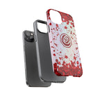 Tough Cases - Red Blossom Elegance Themed Phone Protection for iPhone, Samsung, and Google Pixel (Matte/Glossy)