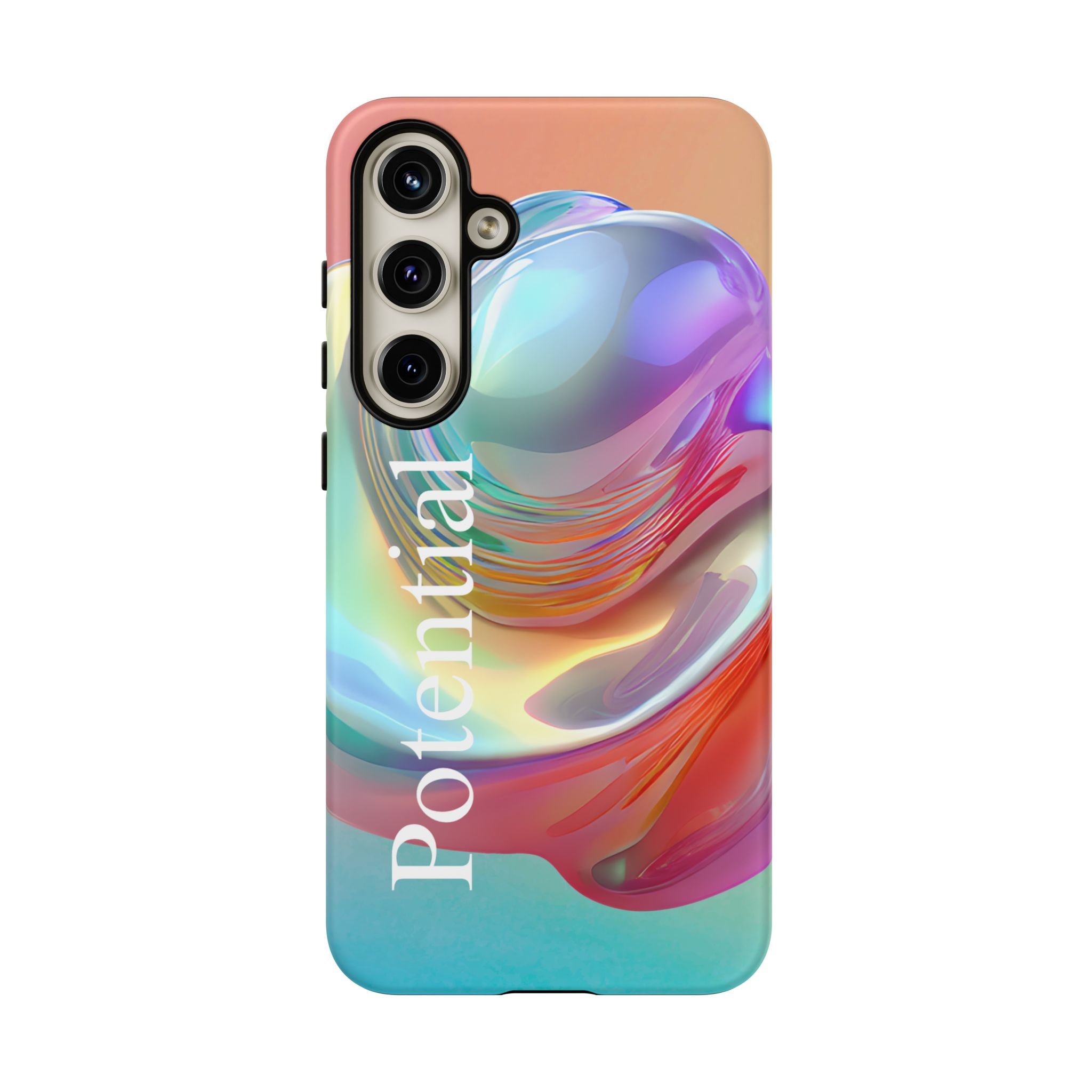 Colorful Phone Tough Case - "Potential" Metamorph Design