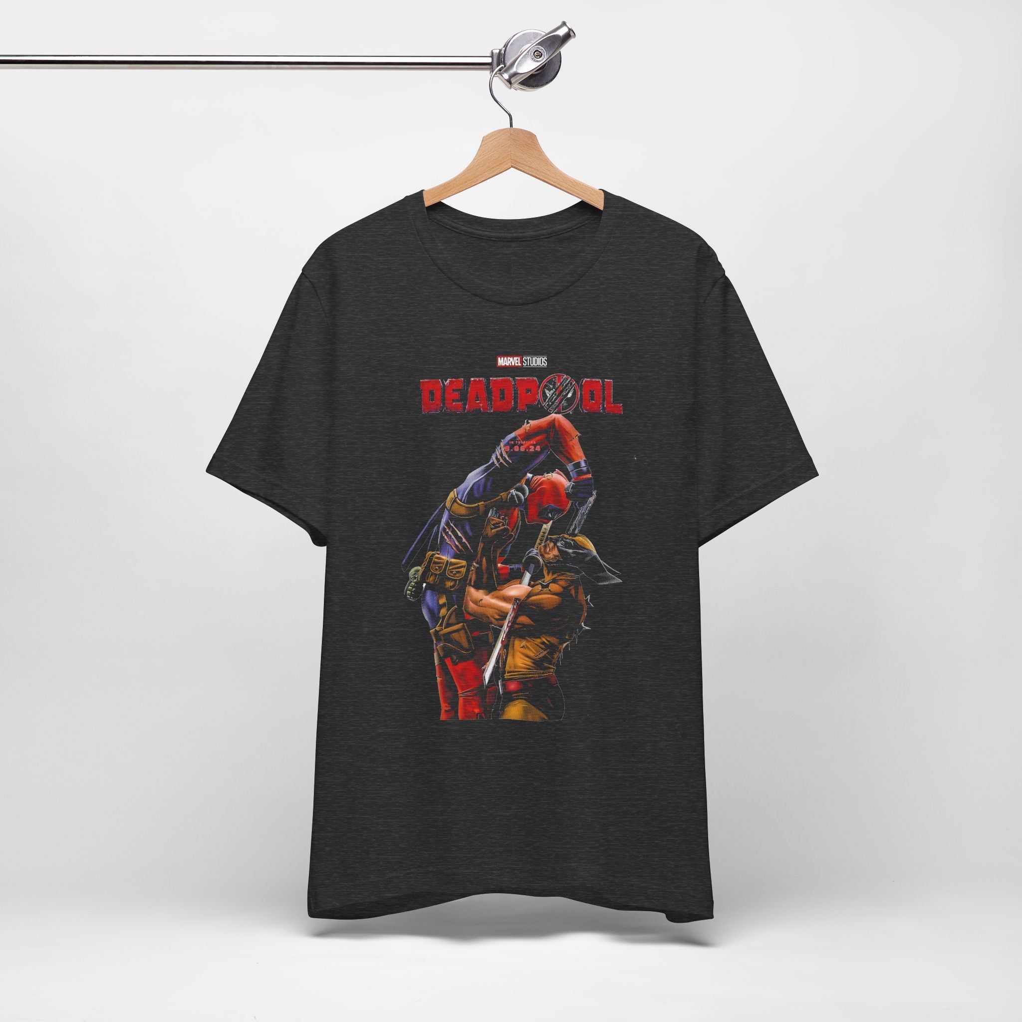 Deadpool Graphic Tee – Marvel Movie Unisex Jersey Shirt | Soft Cotton for Comic Fans & Pop Culture Lovers