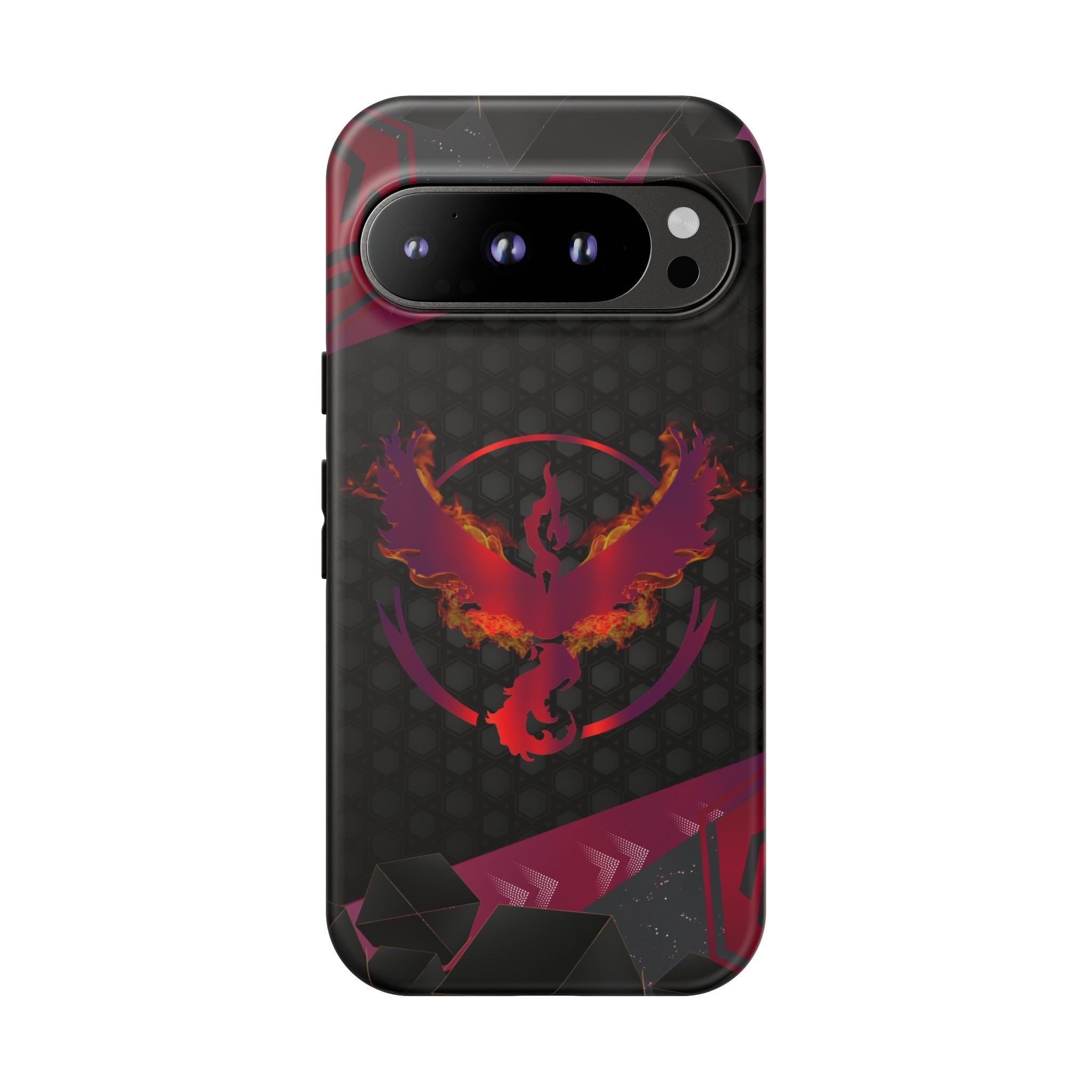 Pokémon Phone Case – Team Valor Tough & Rugged Dual-Layer Protection for iPhone, Samsung, Pixel | Wireless Charging Ready