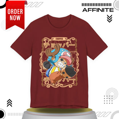 T-Shirt Anime-Inspired Unisex Short Sleeve Tee - 100% Cotton Chopper T-Shirt by Bella+Canvas