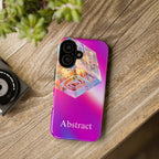 Vibrant 3D Cube Phone Case - Colorful Gradient Art for iPhone, Samsung & Pixel