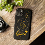 Tough Case Queen Phone Case – Matte & Glossy Crown Design for iPhone, Samsung & Pixel