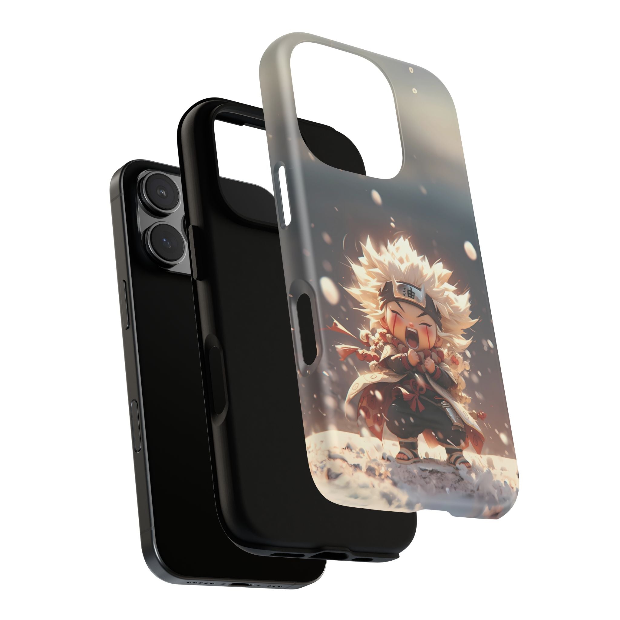 Anime Phone Case – Chibi Jiraiya Tough Protective Case for iPhone & Samsung