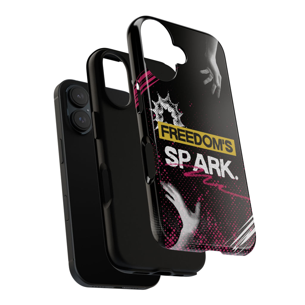 Tough Cases - Freedom's Spark Motivationsl Themed Phone Protection for iPhone, Samsung, and Google Pixel (Matte/Glossy)