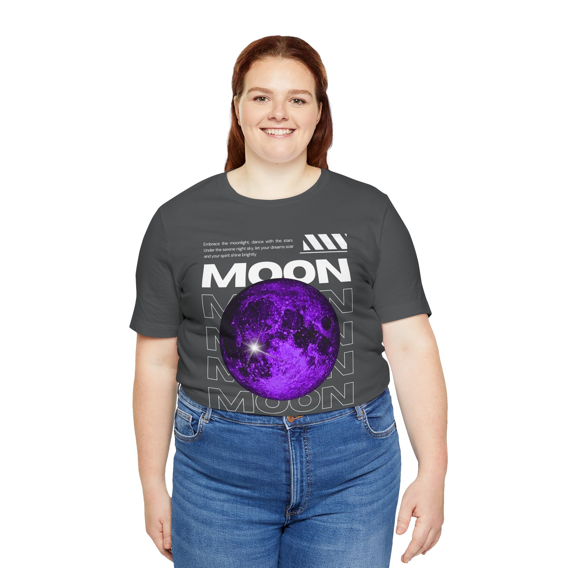 T-Shirt Unisex Moon-Themed T-Shirt | Casual Short Sleeve Tee | Astronaut Lover Gift