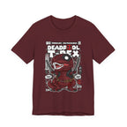 Deadpool T-Rex Unisex Jersey Tee - Fun Graphic T-Shirt for Comic Fans - Jurassic Chichanga
