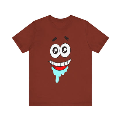 T-Shirt Cartoon Clothing - Spongebob Graphic Tee (Patrick & Mr. Krab) Rust