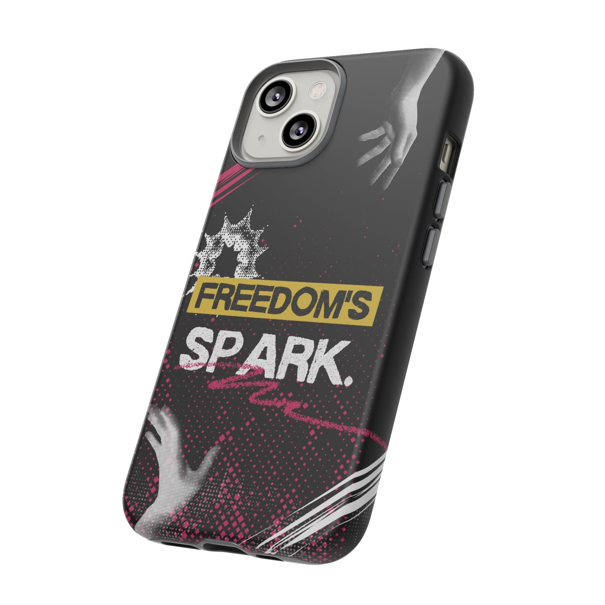 Tough Cases - Freedom's Spark Motivationsl Themed Phone Protection for iPhone, Samsung, and Google Pixel (Matte/Glossy)