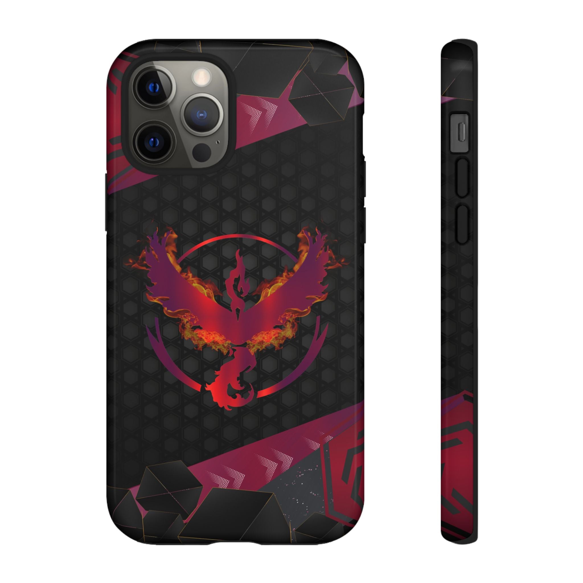 Pokémon Phone Case – Team Valor Tough & Rugged Dual-Layer Protection for iPhone, Samsung, Pixel | Wireless Charging Ready