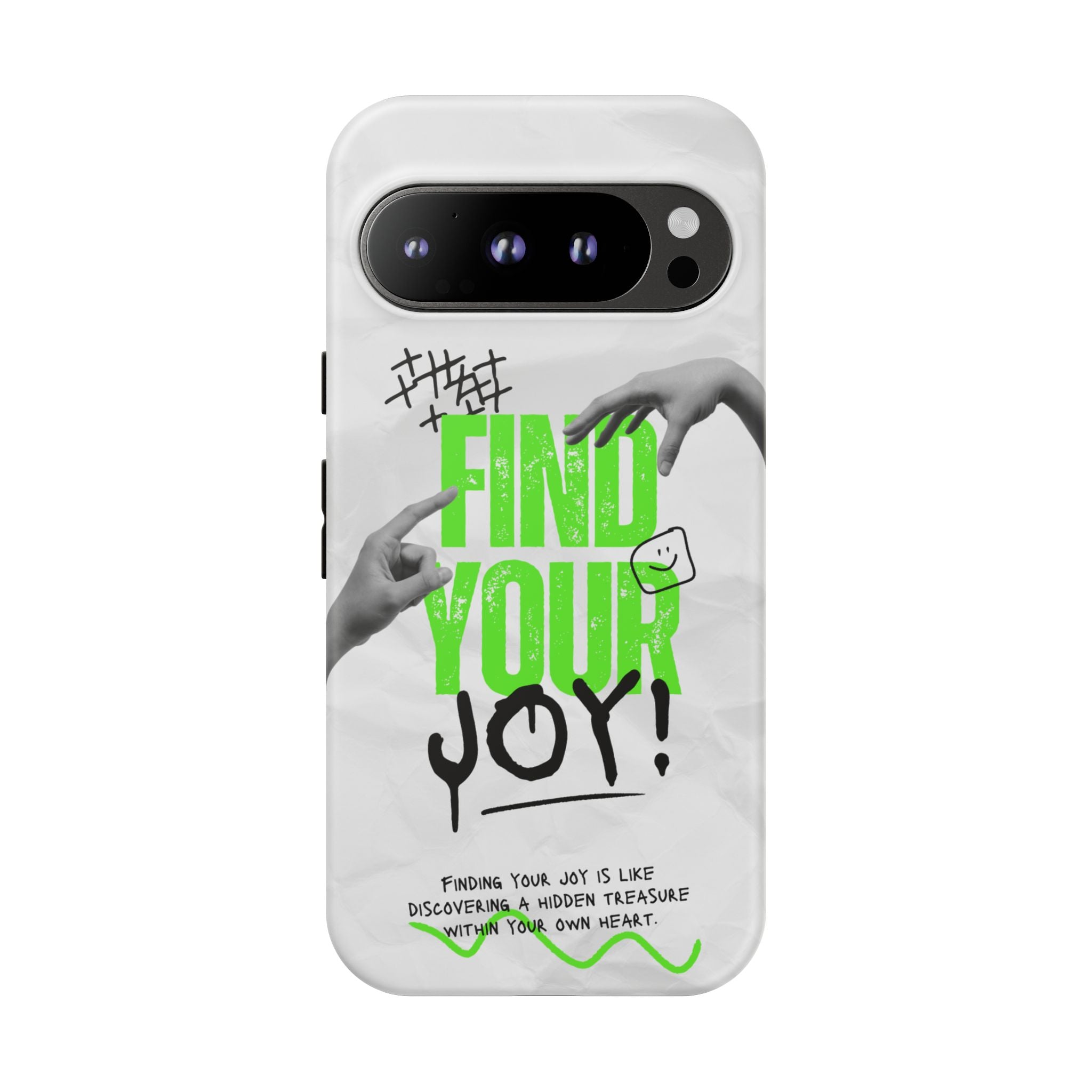 Phone Cases - Find Your Joy Themed Tough Phone Protection for iPhone, Samsung, Google Pixel (Matte/Glossy)