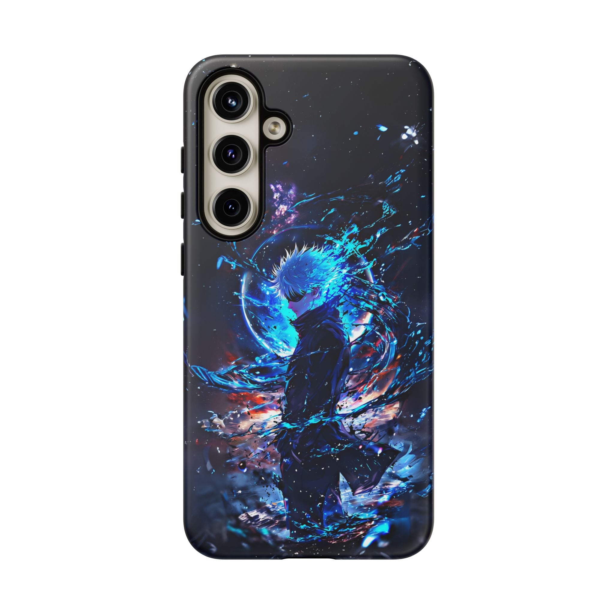 Anime Tough Phone Case – Gojou Satoru Design for iPhone, Samsung, and Google Pixel